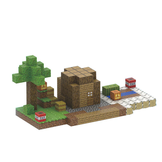 192 Blocks - Wooden House (Minecraft-Themed Toy)