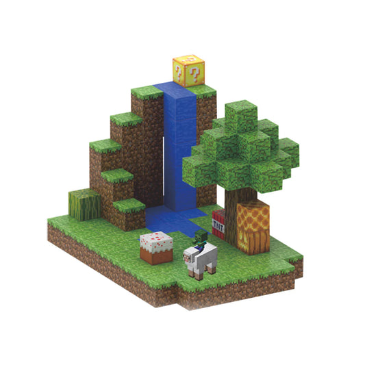 128 Blocks - Tree Waterfall (Minecraft-Themed Toy)